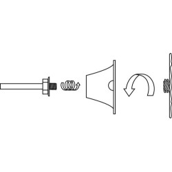 SCREW FITTING DISC HOLDERS,38MM