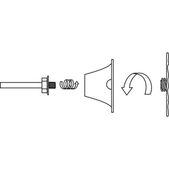 SCREW FITTING DISC HOLDERS,38MM