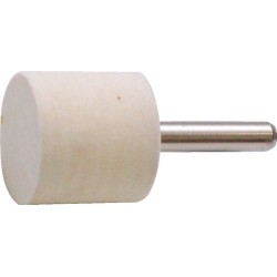 24mmx24mm FELT BOB CYLINDER TYPE 6mm SHANK