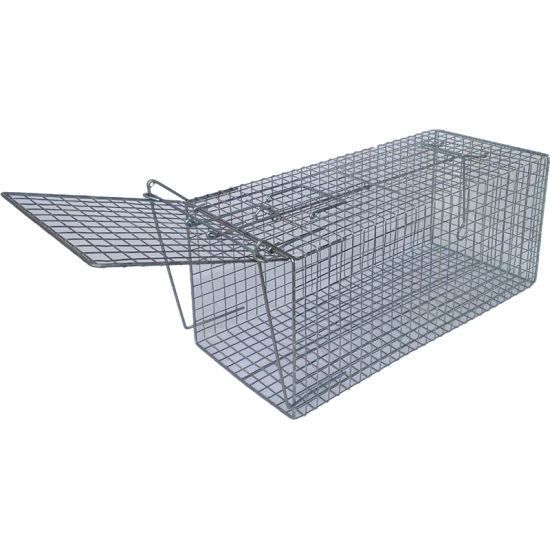 STEEL CAT TRAP, SIZE: 12" (H) X 12" (W) X 24" (L)