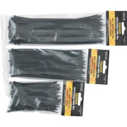 Edison.Cable Ties, Black, 2.5x200mm (Pk-100) Edison.Cable Ties, Black, 2.5x200mm (Pk-100)