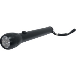 Edison.6 LED Super Bright Black Case Torch