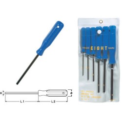 5/64" , 3/32" , 1/8", 5/32" , 3/16" , 1/4" , Eight Brand ,Japan Hex Screwdriver  , 