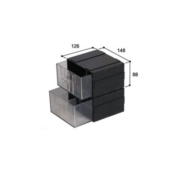 Storage Bin , 126mm X 148mm X 88mm X 1pc ,36pcs/box