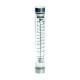 Acrylic Flowmeter with 316SS Guide Rod, 0.5 to 5GPM(2 to 20LPM), 1/2in Female NPT