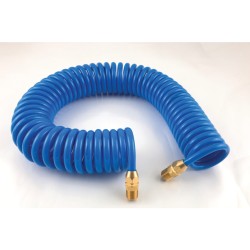 1/4" Spring Hose ,Air Hose, Polyurethane, Blue, 7.5m, 8.0mm, 250psi