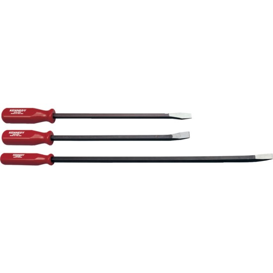 Kennedy.PLASTIC HANDLE PRY BAR SET (3-PCE)