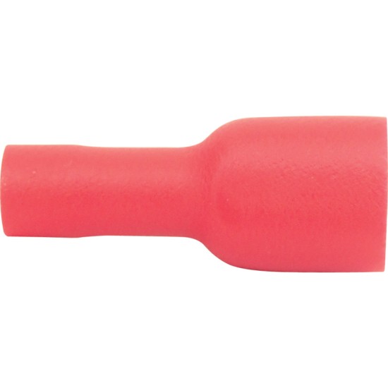 Cable 1.3mm ,Kennedy.6.30mm FULLY INSULATED RED FEMALE PUSH-ON (100