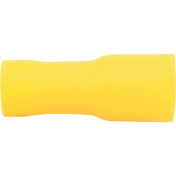 Cable 2.6mm ,Kennedy.6.30mm FULLY INSULATED YELLOW FEMALE PUSH-ON (100)