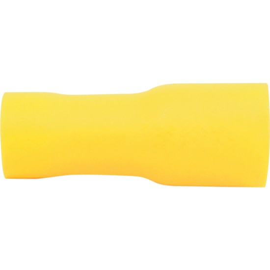 Cable 2.6mm ,Kennedy.6.30mm FULLY INSULATED YELLOW FEMALE PUSH-ON (100)