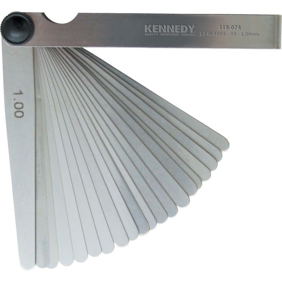 Kennedy.4" 13 BLADE METRIC FEELER GAUGE