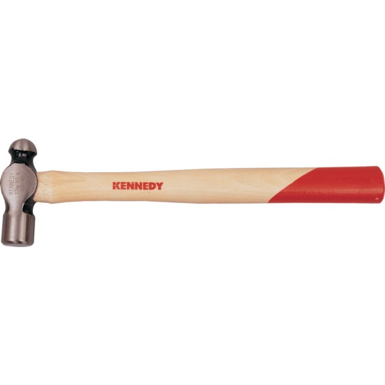 Kennedy.Hickory Shaft Ball Pein 1/2lb Hammer