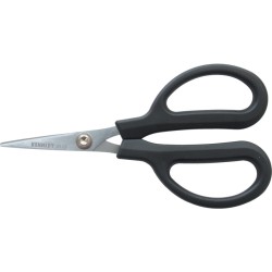 Kennedy.FIBRE OPTIC SHEARS - SERRATED BLADE 160mm