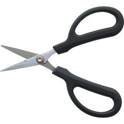 Kennedy.FIBRE OPTIC SHEARS - SERRATED BLADE 160mm