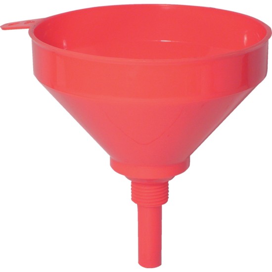 195mm POLYETHYLENE FUNNEL WITH ANTI-SPLASH RIM