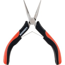 Kennedy Needle Nose Pliers, Needle Nose, Drop Forged Carbon Steel, 130mm, ESD