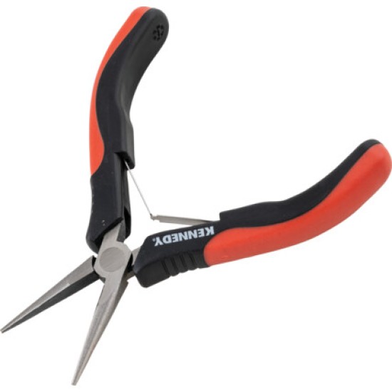 Kennedy Needle Nose Pliers, Needle Nose, Drop Forged Carbon Steel, 130mm, ESD