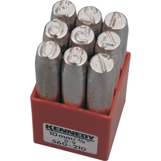 Kennedy.10.0mm (SET OF 9) FIGURE PUNCHES