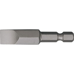Screwdriver Bit, 4mm, Slotted, 1/4" Hex Screwdriver Bit, 4mm, Slotted, 1/4" Hex