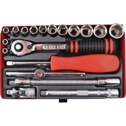 Kennedy-Pro.MINI MM SOCKET SET 1/4" SQ DR 19-PCE Kennedy-Pro.MINI MM SOCKET SET 1/4" SQ DR 19-PCE