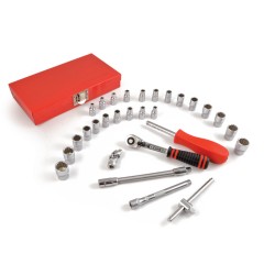 Kennedy-Pro.MINI MM/AF SOCKET SET 1/4" SQ DR 29-PCE Kennedy-Pro.MINI MM/AF SOCKET SET 1/4" SQ DR 29-PCE