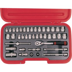 Kennedy-Pro.METRIC/AF 40PC 3/8" SQ DR SOCKET SET Kennedy-Pro.METRIC/AF 40PC 3/8" SQ DR SOCKET SET