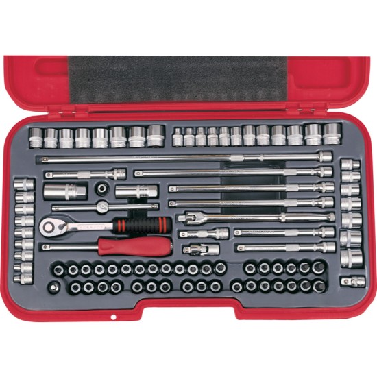 Kennedy-Pro.MM/AF/WW 90PC 3/8" SQ DR SOCKET SET