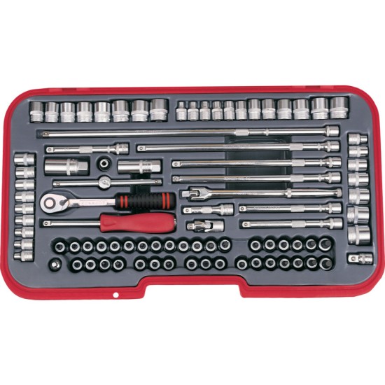 Kennedy-Pro.MM/AF/WW 90PC 3/8" SQ DR SOCKET SET