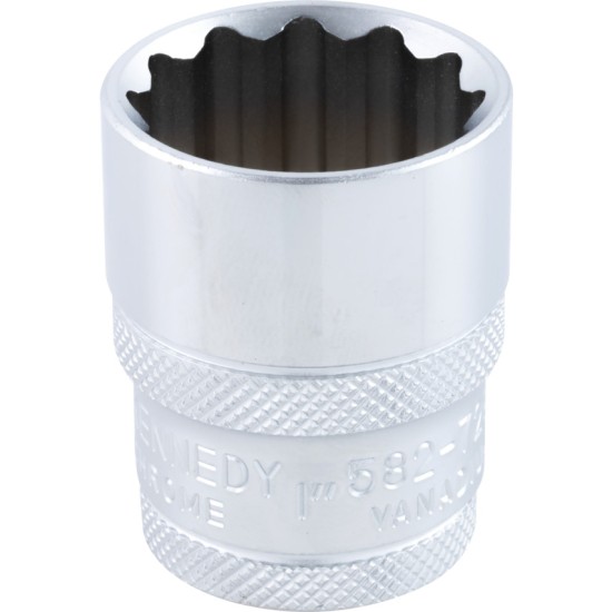 1in. Drive, Imperial, Bi-Hexagon Socket, 1/2in. Drive, 12 Point