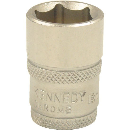 Kennedy-Pro.8mm SINGLE HEX SOCKET 3/8" SQ DR