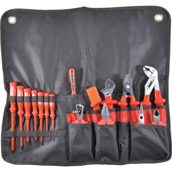 Kennedy.Tool Roll 20 Packet, Elastic Tool Holder With Handle,Size 600mm x 540mm ,Tools Not Included