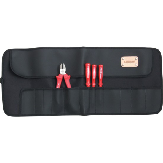 Kennedy.Waterproof 14 Assorted Pocket Tool Roll ,Size 650mm x 270mm ,Tools Not Included