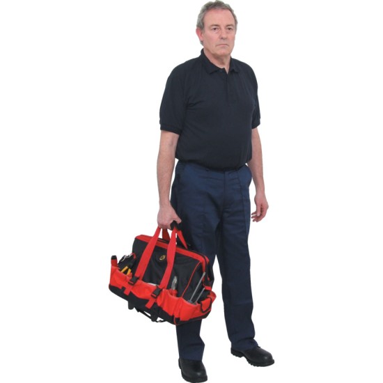 W460mm/18" X D270mm X H250mm , POLYESTER TOOLBAG 28-POCKETS