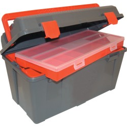 Kennedy.TTO480 TOOL BOX WITH TOTE TRAY & ORGANISER ,480mm X240mm X 260mm Kennedy.TTO480 TOOL BOX WITH TOTE TRAY & ORGANISER ,480mm X240mm X 260mm