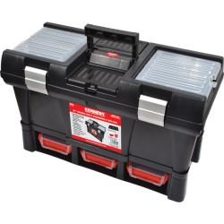 Kennedy.SEMI-PROFI STUFF TOOLBOX WITH 3 ERGO BOXES , ,H325mmX L525mm X W256mm Kennedy.SEMI-PROFI STUFF TOOLBOX WITH 3 ERGO BOXES , ,H325mmX L525mm X W256mm