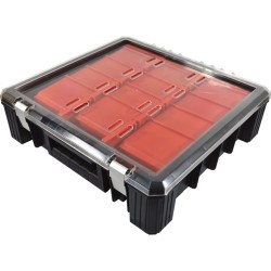 Parts Organiser, Compartments 12, (L) 389mm x (W) 400mm x (H) 110mm Parts Organiser, Compartments 12, (L) 389mm x (W) 400mm x (H) 110mm