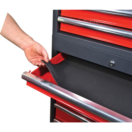 Kennedy-Pro.RED-28" 7 DRAWER PROFESSIONAL ROLLER CABINET