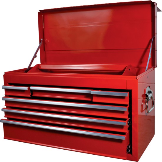 Tool Chest, Professional, Red, 6 Drawers, (H) 385mm x (W) 315mm x (L) 690mm