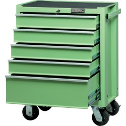 Kennedy-Pro.GREEN 5-DRAWER PROFESSIONAL ROLLER CABINET Kennedy-Pro.GREEN 5-DRAWER PROFESSIONAL ROLLER CABINET