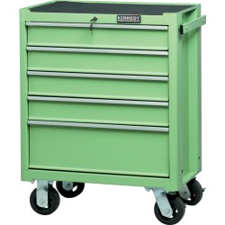 Kennedy-Pro.GREEN 5-DRAWER PROFESSIONAL ROLLER CABINET Kennedy-Pro.GREEN 5-DRAWER PROFESSIONAL ROLLER CABINET