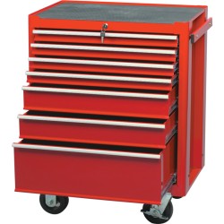 Kennedy-Pro.RED 7-DRAWER PROFESSIONAL ROLLER CABINET, 690mmX 440mm X 890mm Kennedy-Pro.RED 7-DRAWER PROFESSIONAL ROLLER CABINET, 690mmX 440mm X 890mm
