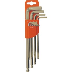 Kennedy.METRIC C/V L-WRENCH BALL DRIVER SET (9-PCE) Kennedy.METRIC C/V L-WRENCH BALL DRIVER SET (9-PCE)
