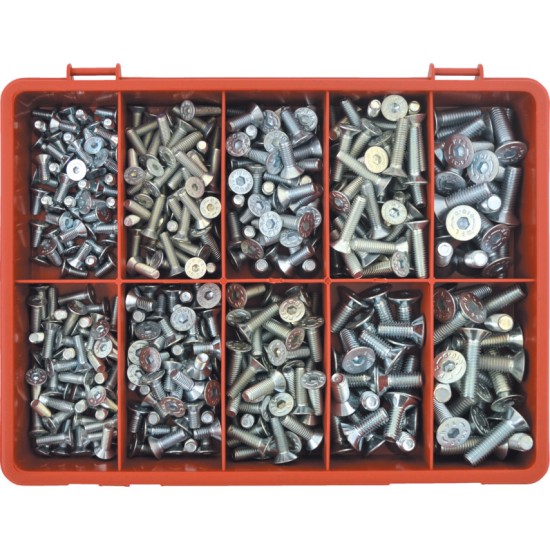 Kennedy.SOCKET CSK SCREWS METRIC KIT BZP