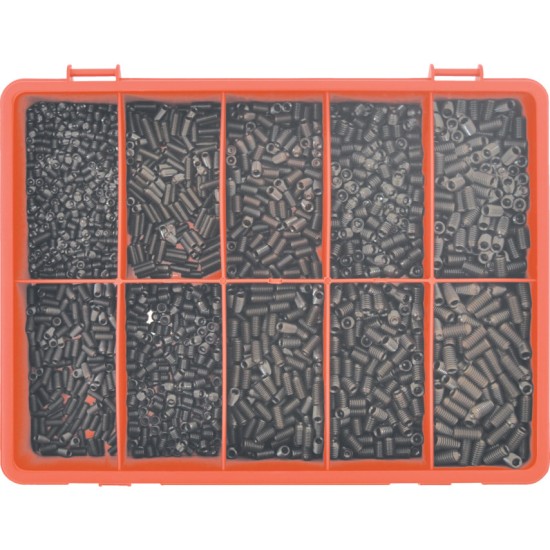 Kennedy.SOCKET SET SCREW CUP POINT METRIC KIT