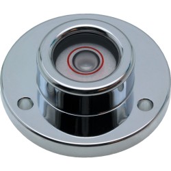 CG30 CIRCULAR LEVEL CHROME, GLASS VIAL 30mm 25' CG30 CIRCULAR LEVEL CHROME, GLASS VIAL 30mm 25'