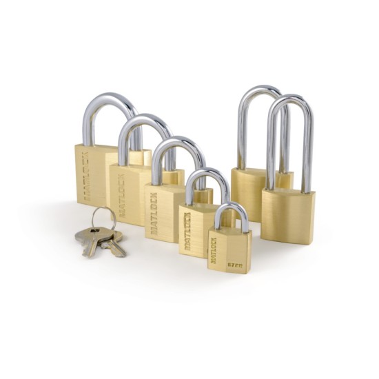 Matlock.Brass Key Padlock - 40mm