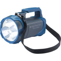 Nightsearcher.TRIO-550 RECHARGEABLE SEARCHLIGHT HANDLAMP GREY ,,600 metre beam, with 550 lumens Nightsearcher.TRIO-550 RECHARGEABLE SEARCHLIGHT HANDLAMP GREY ,,600 metre beam, with 550 lumens