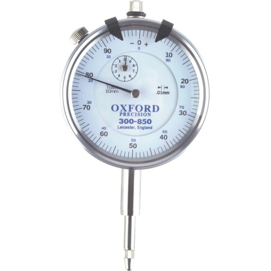 Total Height 108mm ,Oxford.PLUNGER DIAL GAUGE 10mmx0.01mmx0-100