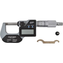 Oxford.0-25mm/0-1" IP65 DIGITAL EXTERNAL MICROMETER Oxford.0-25mm/0-1" IP65 DIGITAL EXTERNAL MICROMETER