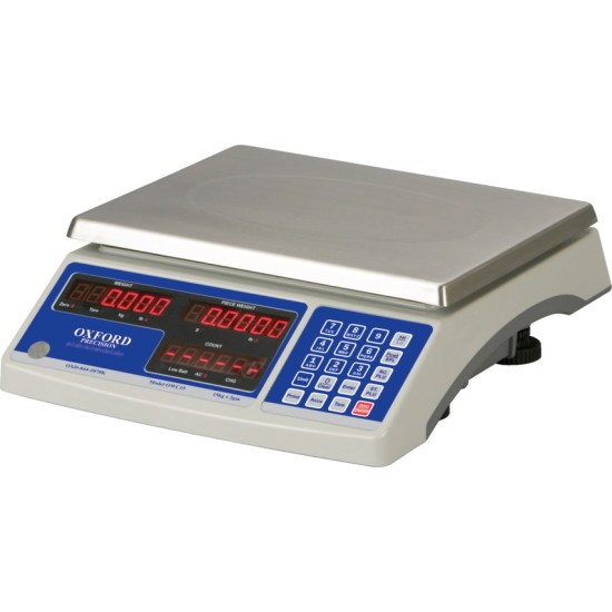 ELECTRONIC WEIGH &amp; COUNTSCALES 15kg X 2gm , 230V , Battery